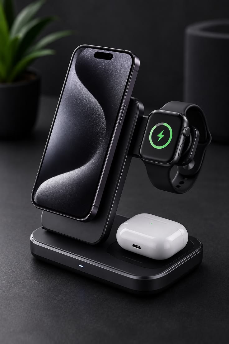 3 in 1 Wireless Charging Station